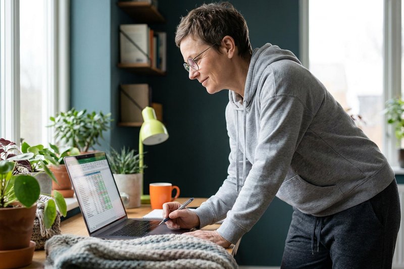Solopreneur looking over solo 401(k) contribution limits