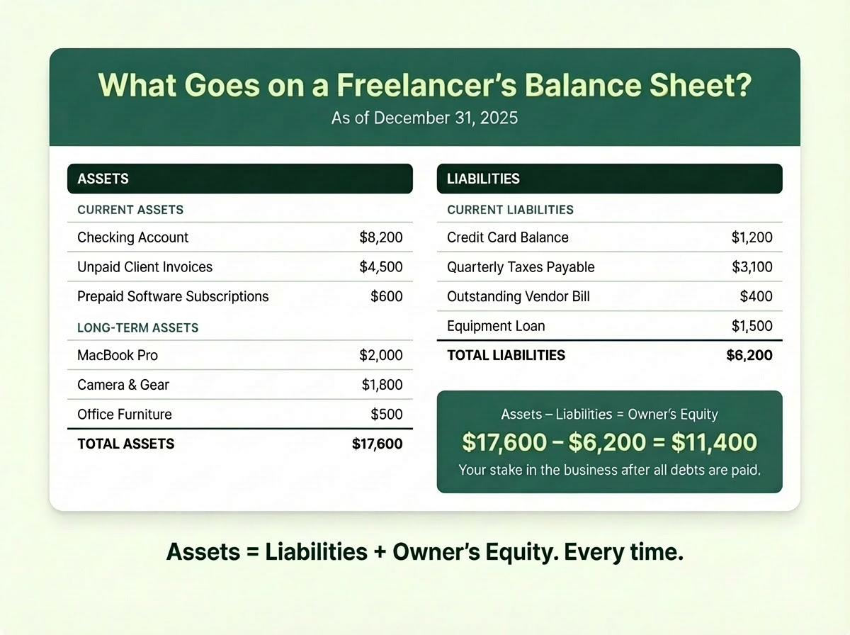 How to Create a Balance Sheet: Step-by-Step for Freelancers and Creatives